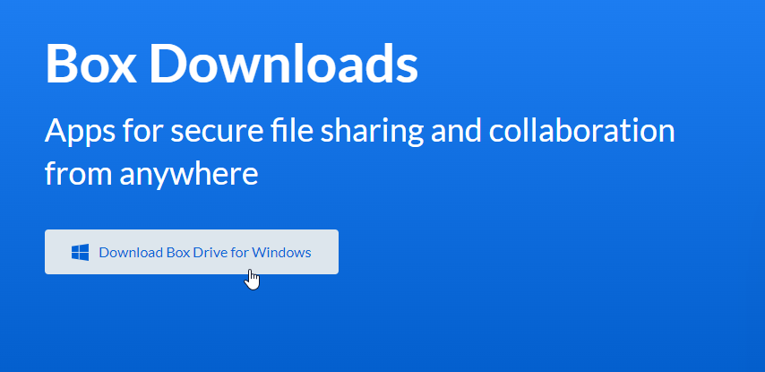 Download Box Drive for Windows