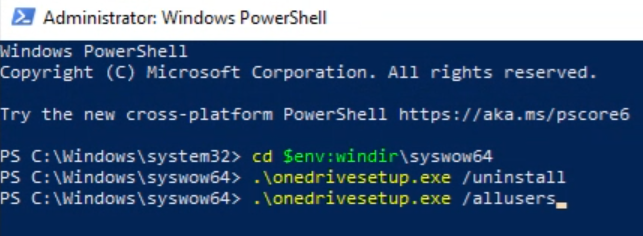 Using PowerShell to replace per-user installation with per-machine